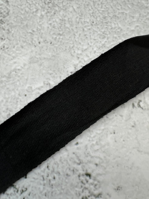 Black Knit Jersey Bias Tape 1 inch width 25 yards
