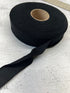 Black Knit Jersey Bias Tape 1 inch width 25 yards