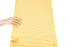 Yellow and White Narrow Stripe Speckled Knit Jersey Fabric Remnant 30 inches length STK00256A