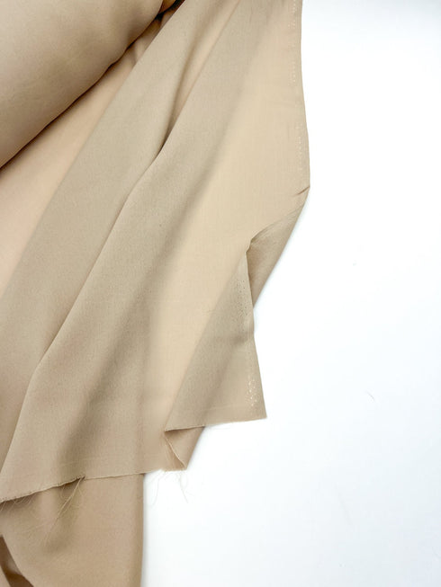 Sand Beige Crepe Georgette Light Weight Woven Designer Fabric by the yard ATW00174R