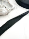 Black Cotton Knit Bias Tape 1.25 inches width x 40 yards BST00340