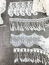 White Lace Trims Variety Trim Scrap Pack Scrap Bundle Pack 10 Pieces LotA SPK00180