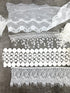 White Lace Trims Variety Trim Scrap Pack Scrap Bundle Pack 10 Pieces LotB SPK00181