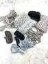 Gray ish Lace Trims Variety Trim Scrap Pack Scrap Bundle Pack 7 Pieces SPK00190