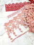 Blush Pink Lace Trims Variety Trim Scrap Pack Scrap Bundle Pack 11 Pieces SPK00194