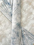 Blue Gray Tie Dye Double Brushed Polyester Knit Fabric by the yard PDK00794R