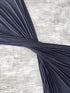 Muted Dark Blue Cupro Rib Knit Jersey Fabric by the yard ATK00542R