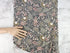 Brown Floral Wavy Rib Knit Fabric Remnant 2.5 yards PDK00793
