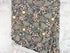 Brown Floral Wavy Rib Knit Fabric Remnant 2.5 yards PDK00793