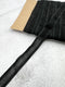 Black Netting Elastic Trim Remnant 11 yards ELT00310B