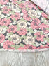 Blush Pink Floral Knit Jersey Fabric by the yard PDK00795R