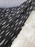 Black and Gray Deconstructed Distressed Knit Fabric with Holes by the yard PDK00796R