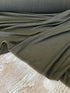 Dark Olive Green Baby French Terry Knit Fabric by the yard FTK00874R
