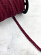 Maroon Picot Elastic Trim Lingerie Trim 1/2 inch width x 10 yards ELT00307
