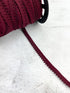 Maroon Picot Elastic Trim Lingerie Trim 1/2 inch width x 10 yards ELT00307