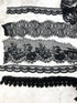 Black Lace Trims Variety Trim Scrap Pack Scrap Bundle Pack 12 Pieces SPK00197
