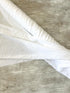 White Light Weight Washed Polyester Woven Fabric Designer Deadstock Fabric by the yard ATW00178R