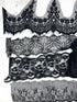 Black Lace Trims Variety Trim Scrap Pack Scrap Bundle Pack 12 Pieces SPK00197