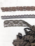 Dark Brown Stretch Lace Trim Variety Trim Scrap Pack Scrap Bundle Pack SPK00207