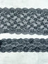 Black Wide Stretch Lace Trims Variety Trim Scrap Pack Scrap Bundle Pack 8 Pieces SPK00213
