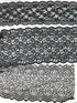 Black Wide Stretch Lace Trims Variety Trim Scrap Pack Scrap Bundle Pack II 8 Pieces SPK00214