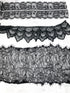 Black Lace Trims Variety Trim Scrap Pack Scrap Bundle Pack 12 pieces SPK00218