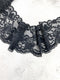 Black Stretch Lace Trim Remnant 3.5 yards SLT00325
