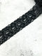 Black Stretch Lace Trim per 5 yards SLT00327