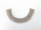 Beige Beaded Neck Applique APP00480
