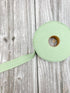 Light Green Rib Knit Bias Tape Binding Tape 1.25 inches width x 25 yards BST00341