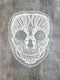 Ecru Skull Applique APP00469