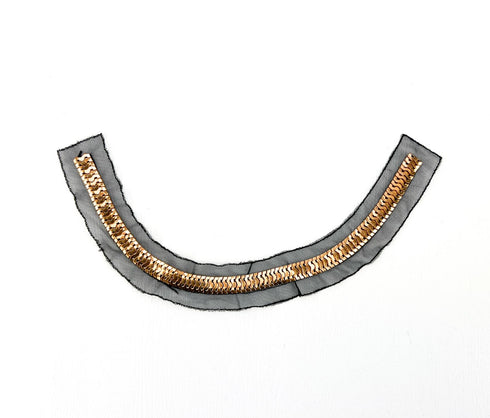 Gold Fancy Chain Applique APP00476