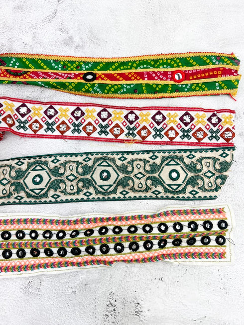 Multi Ethnic Variety Trim and Applique Scrap Pack Scrap Bundle Pack SPK00223