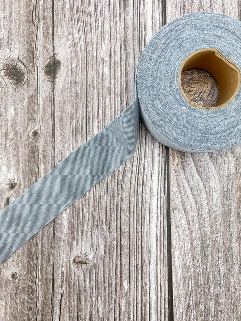 Blue Oxford Knit Bias Tape Binding Trim 1.25 inches width x 39 yards BST00343B