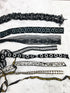 Black and Silver Variety Fancy Trim Scrap Pack Scrap Bundle Pack SPK00230