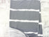 Gray and Off White Stripe Print Baby French Terry Knit Fabric Remnant 1.25 yards FTK00876