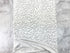 Light Gray and White Leopard Print Knit Mini Rib Knit Fabric Remnant 2.75 yards PDK00799