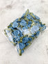 160 Mini Fabric Flowers Tiny Flowers Florals Blue Flowers Blue Mini Flowers NTN00091