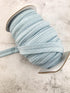 Light Blue Sweater Knit Fold Over Elastic Trim FOE 3/4 inch width 10 yards