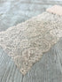 Light Beige Floral Stretch Lace Trim Elastic Lace Trim Floral Lace Trim 2 yards  SLT00335