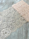 Light Beige Floral Stretch Lace Trim Elastic Lace Trim Floral Lace Trim 2 yards  SLT00335