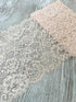 Light Beige Floral Stretch Lace Trim Elastic Lace Trim Floral Lace Trim 2 yards  SLT00335