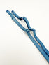 Teal Blue Adjustable Bra Straps Lingerie Straps Elastic Trim 1 Pair