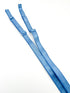 Light Blue Adjustable Bra Straps Lingerie Straps Elastic Trim 1 Pair