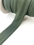 Olive Green Knit Wide Straps Hollow Tube Tubular Trim 10 yards
