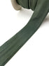 Olive Green Knit Wide Straps Hollow Tube Tubular Trim 10 yards