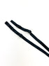 Black Adjustable Bra Straps Lingerie Straps Elastic Trim 1 Pair