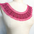 Hot Pink Sequined Beaded Neckline Applique: DIY Craft Notion