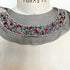 Rhinestone Neck Applique Front Applique for DIY Sewing Supplies Craft Notions