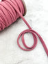 Blush Pink French Terry Knit Spaghetti Strap Trim: 3/8" 10 yards